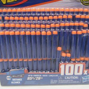 Brand NEW! Nerf Standart Darts (100pc)  & Rival Hi-Impact Round Bullets (25pk)